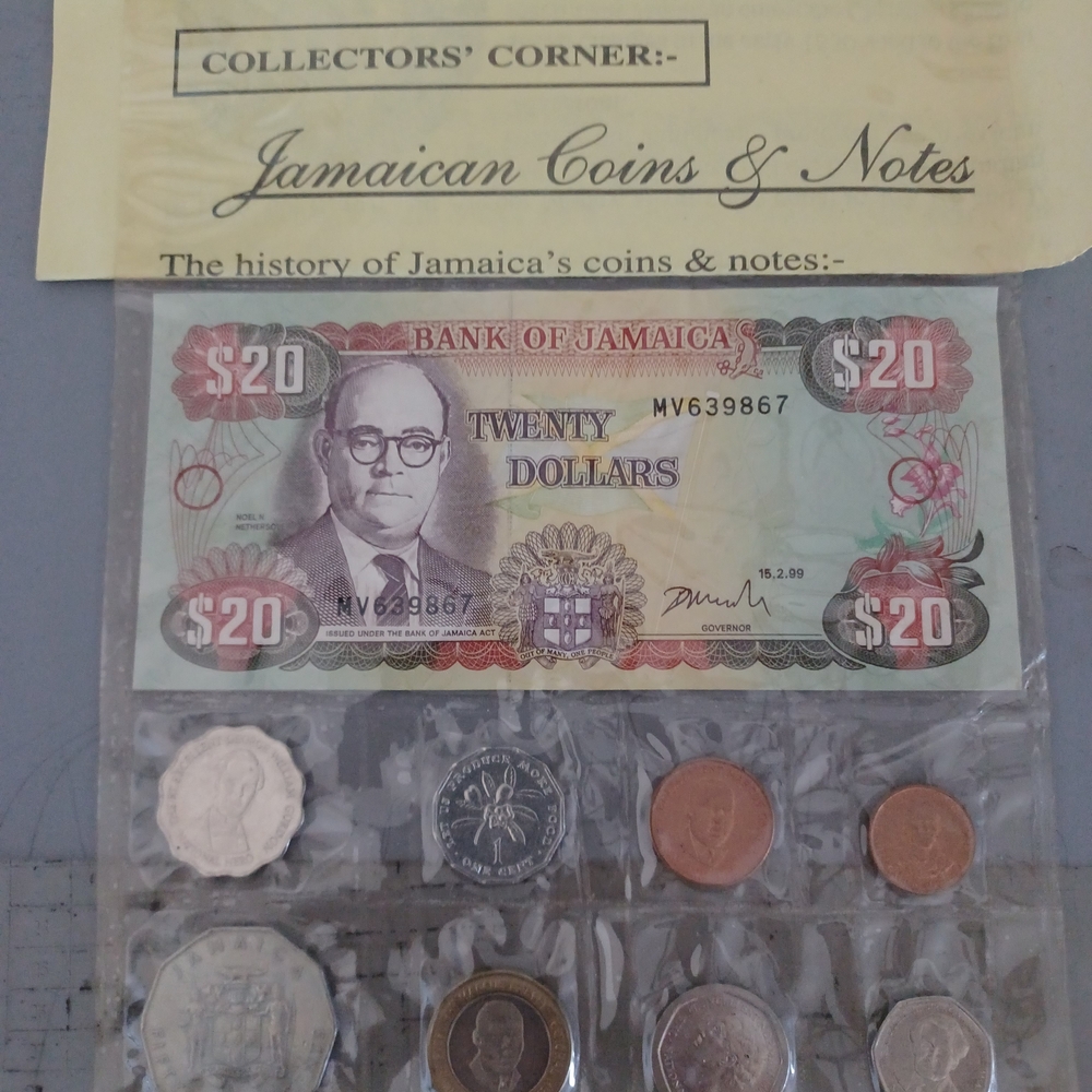 Jamaican Coin and Banknote Collection